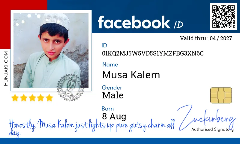 Facebook ID Card