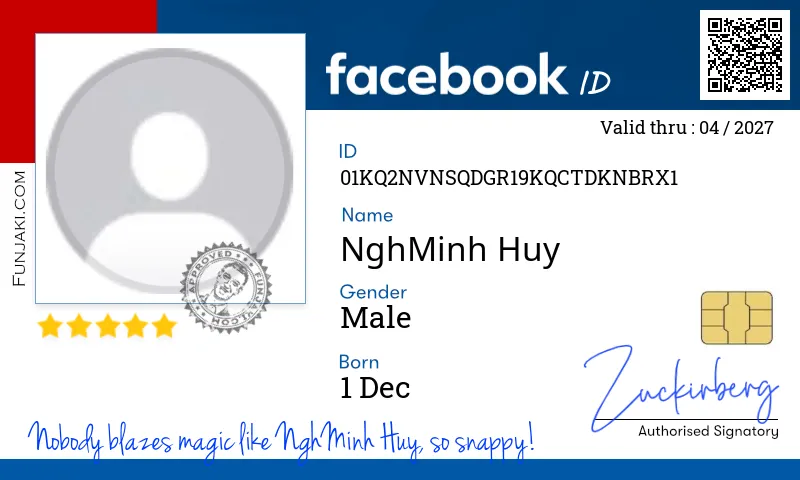 Facebook ID Card
