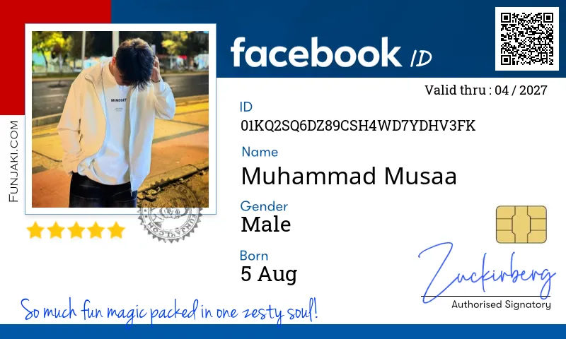 Facebook ID Card