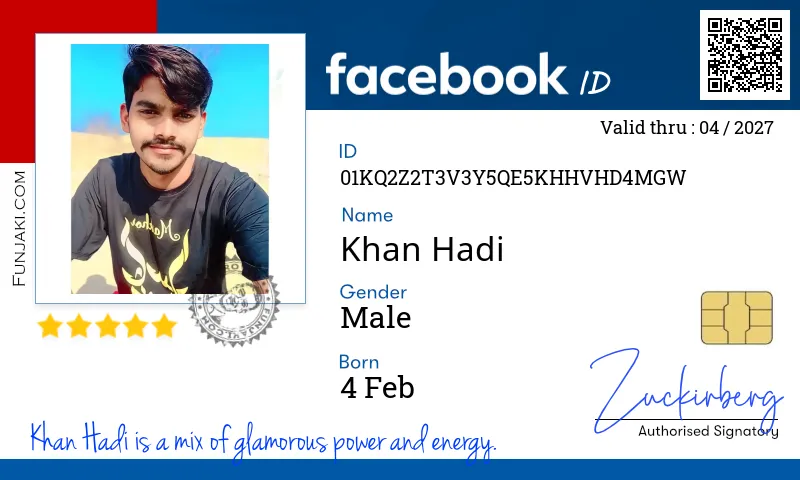 Facebook ID Card