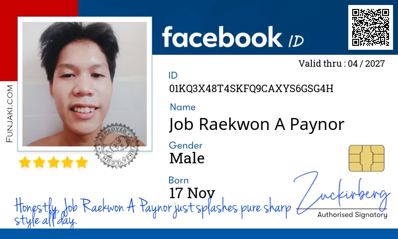 Facebook ID Card