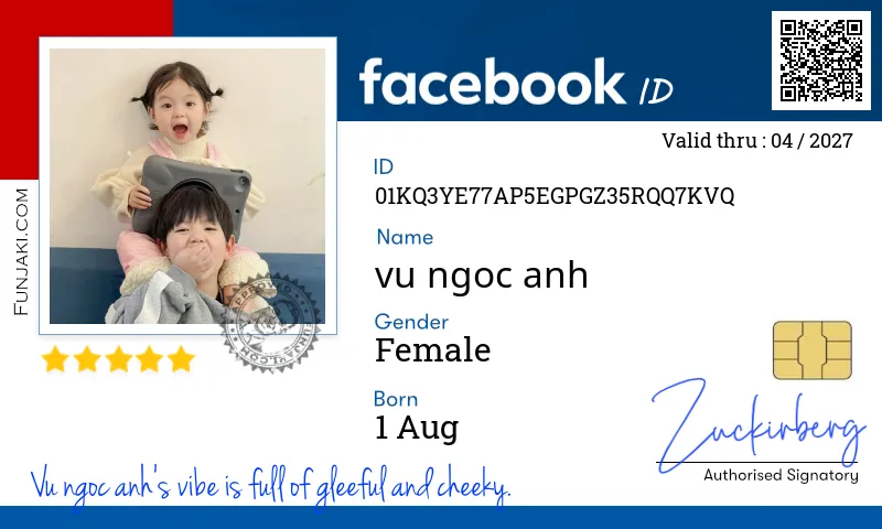 Facebook ID Card