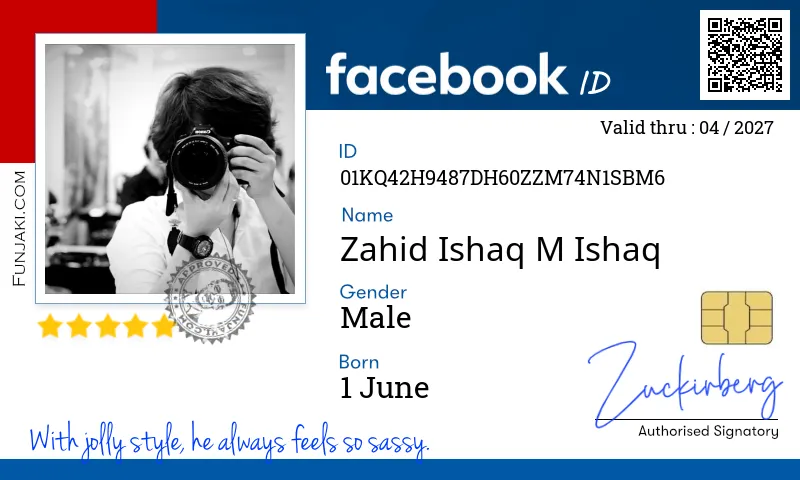 Facebook ID Card