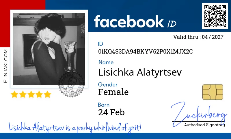 Facebook ID Card