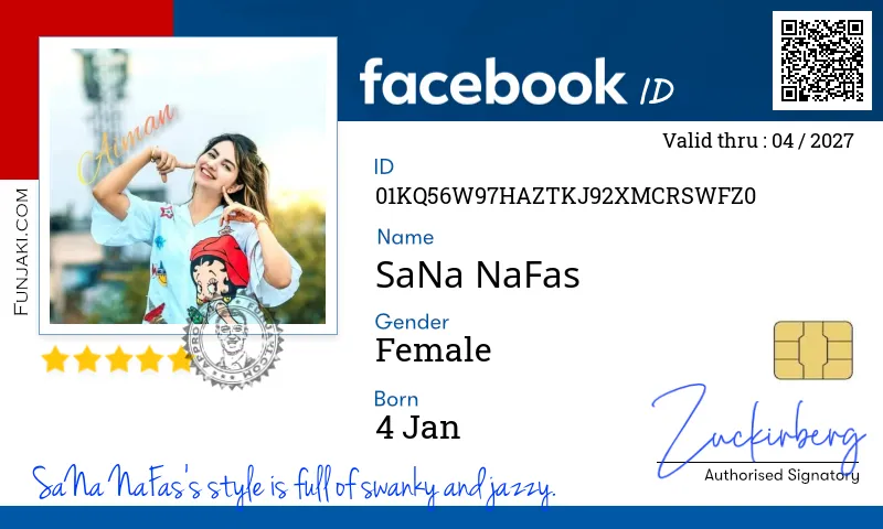 Facebook ID Card
