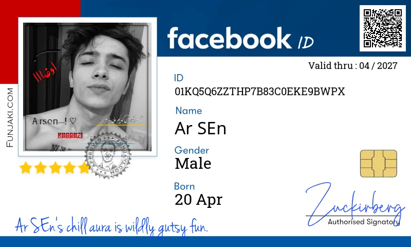 Facebook ID Card