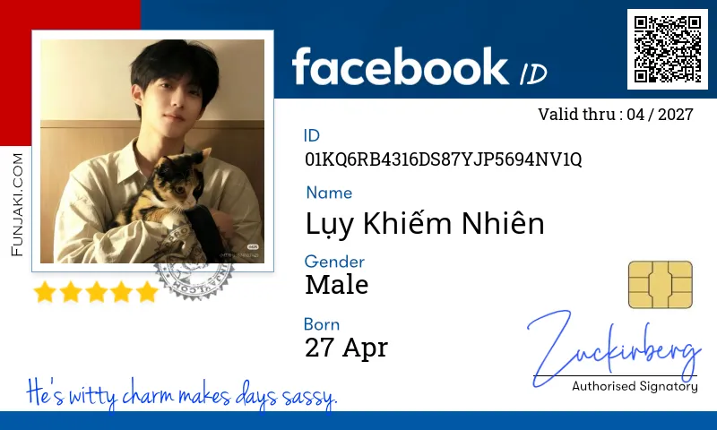 Facebook ID Card