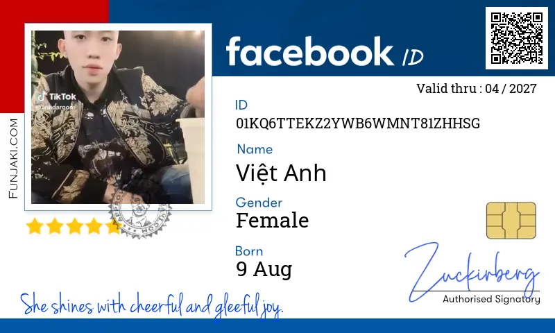 Facebook ID Card