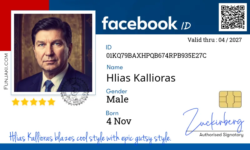 Facebook ID Card