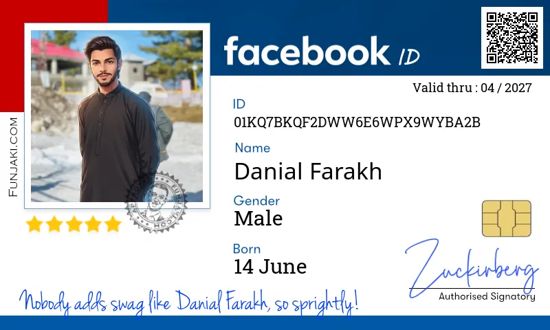 Facebook ID Card