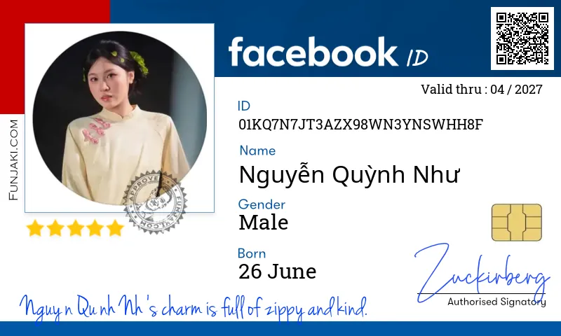 Facebook ID Card