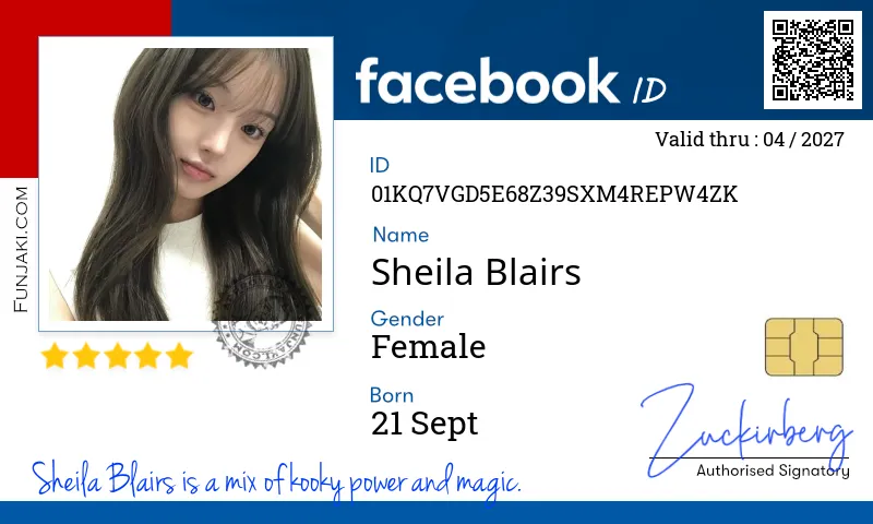 Facebook ID Card