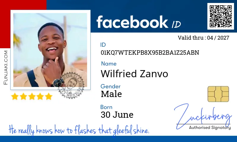 Facebook ID Card