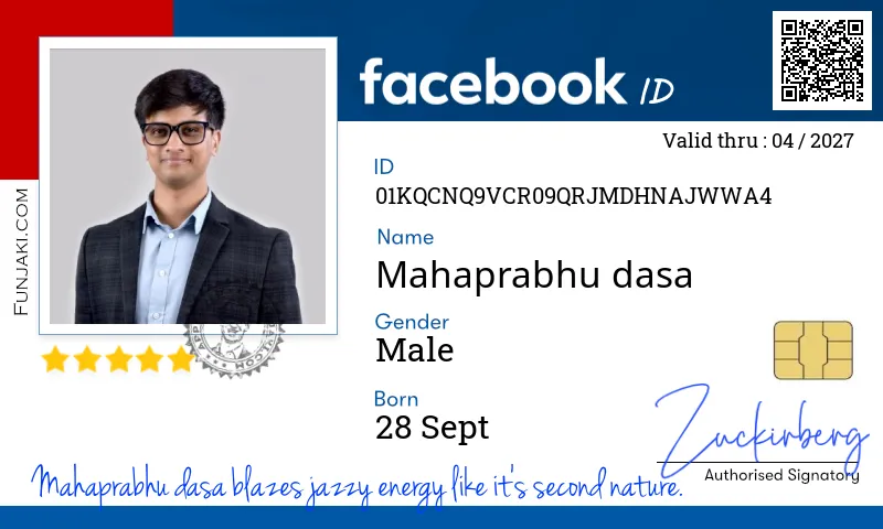 Facebook ID Card