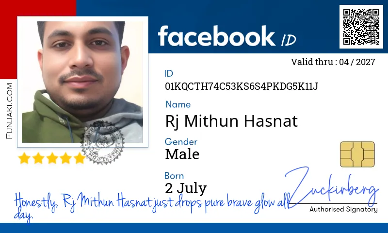 Facebook ID Card