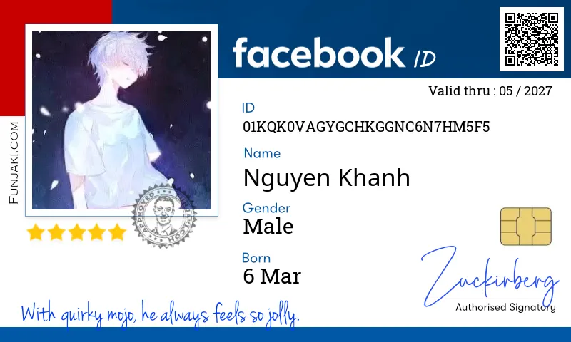 Facebook ID Card