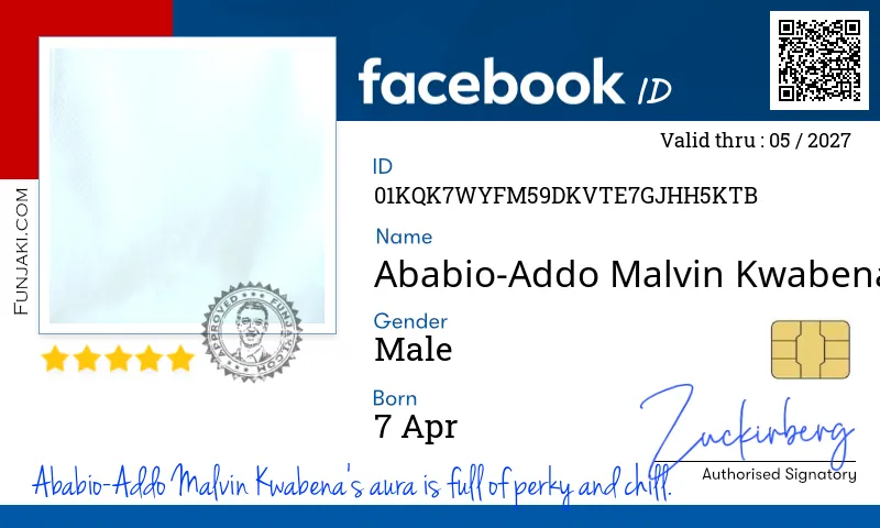Facebook ID Card