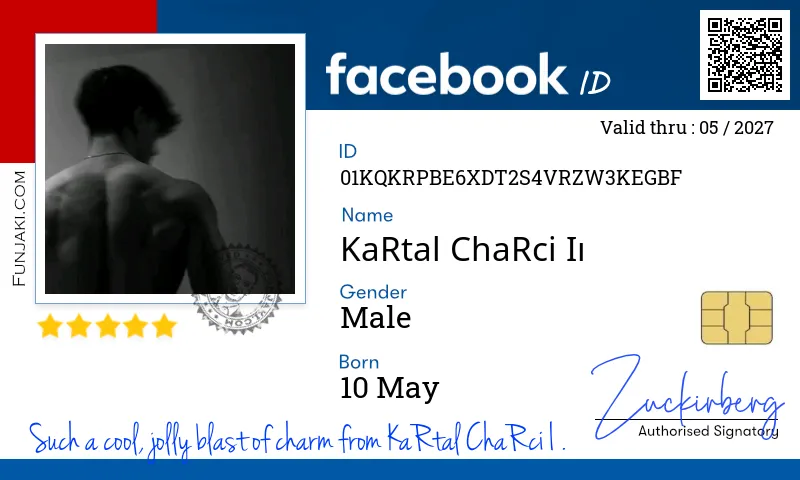 Facebook ID Card