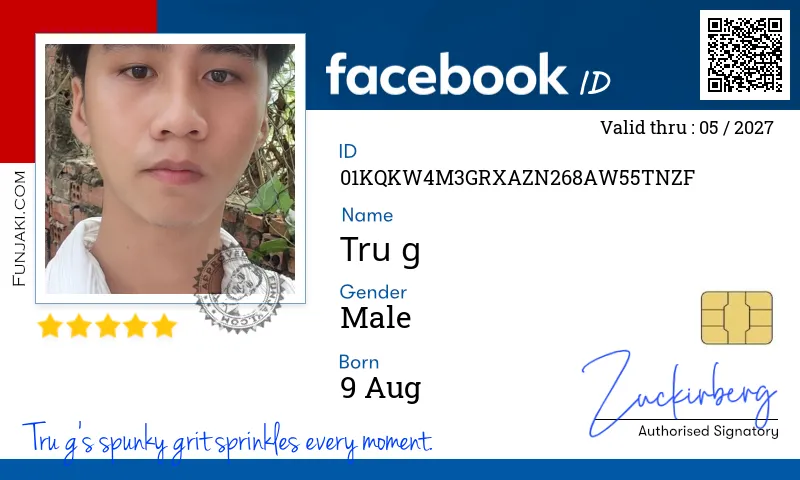Facebook ID Card