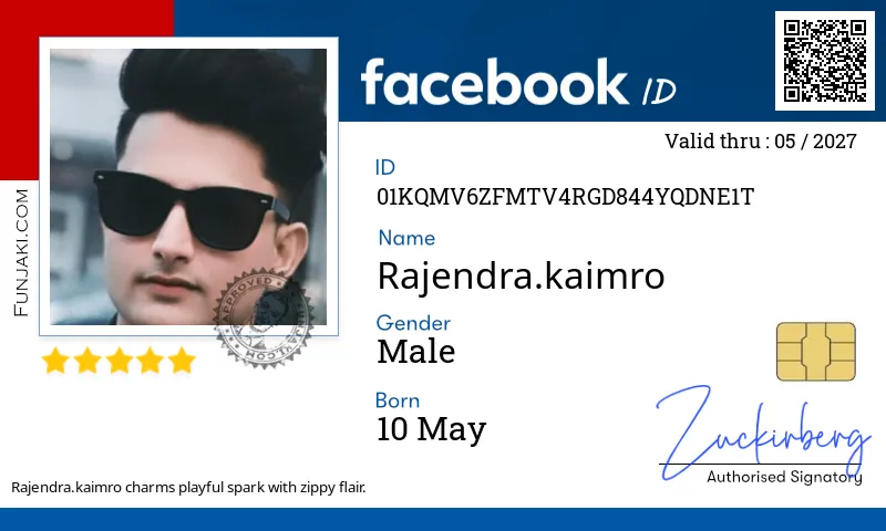 Facebook ID Card