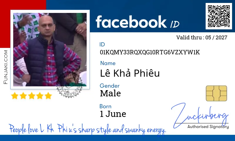 Facebook ID Card