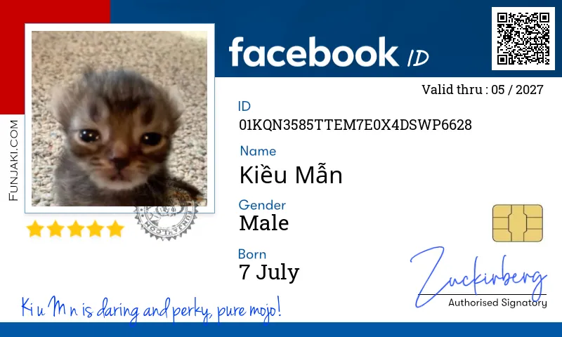 Facebook ID Card