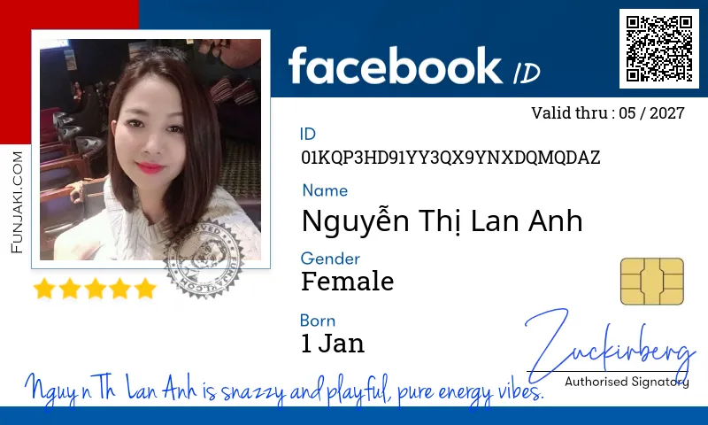 Facebook ID Card
