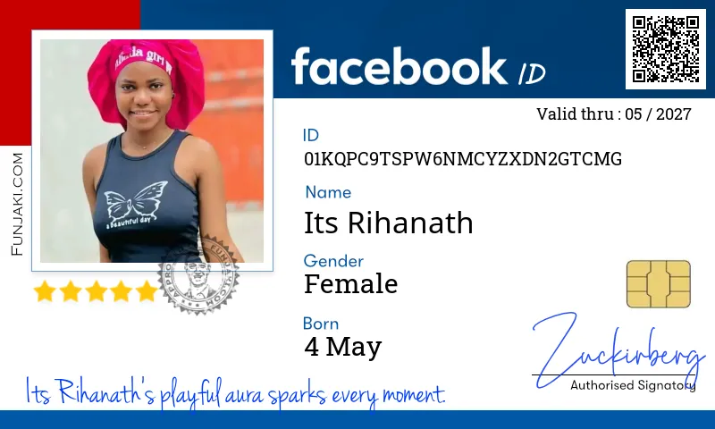 Facebook ID Card