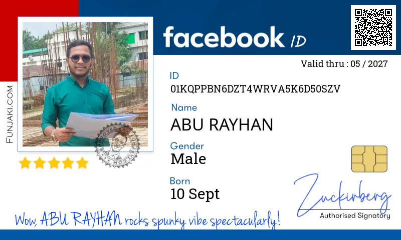 Facebook ID Card