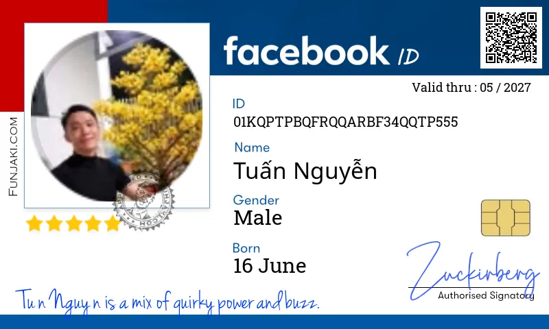 Facebook ID Card