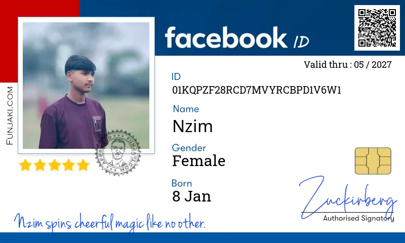 Facebook ID Card