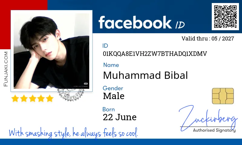 Facebook ID Card