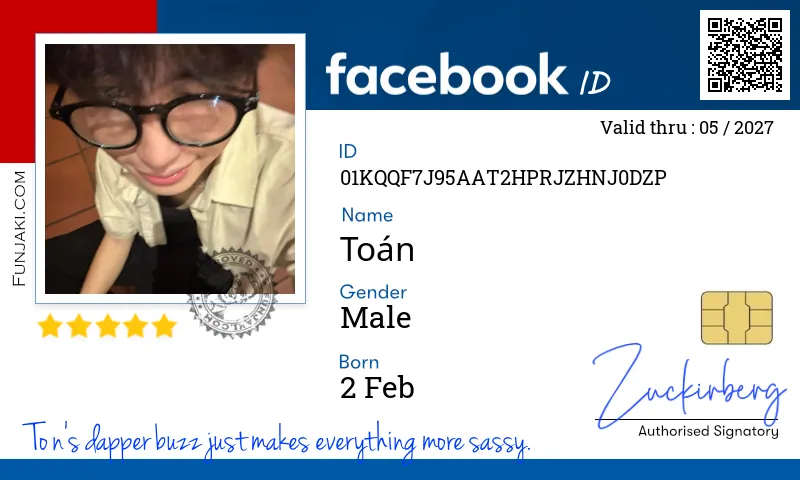 Facebook ID Card