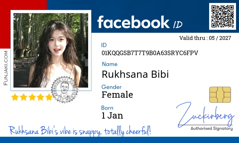 Facebook ID Card