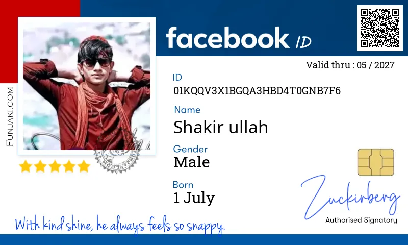 Facebook ID Card