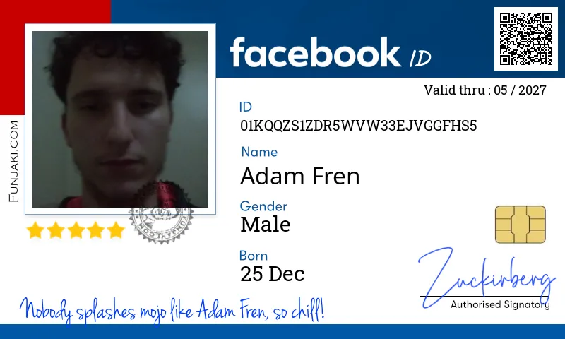 Facebook ID Card