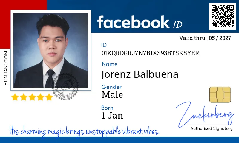 Facebook ID Card