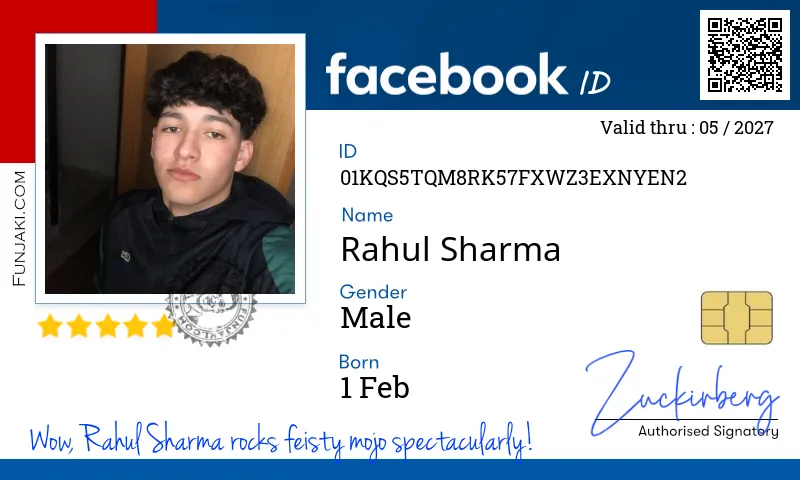 Facebook ID Card