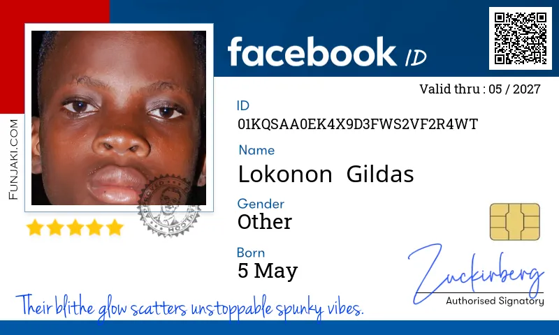 Facebook ID Card