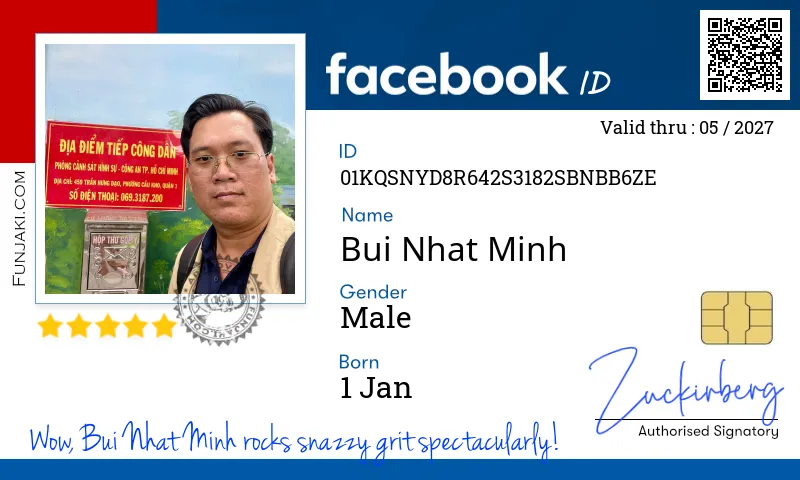 Facebook ID Card