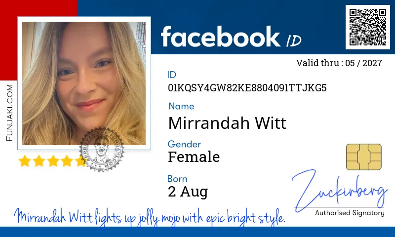 Facebook ID Card