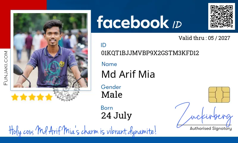 Facebook ID Card