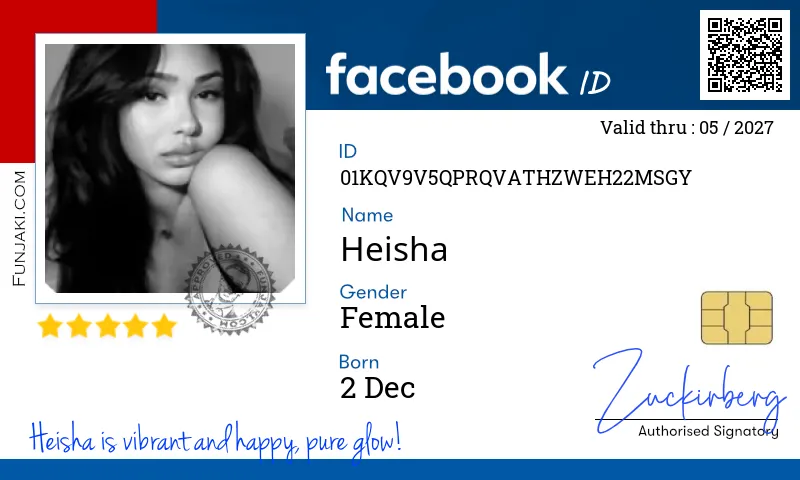 Facebook ID Card