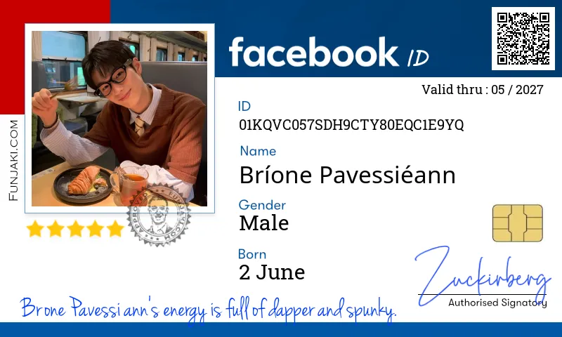 Facebook ID Card