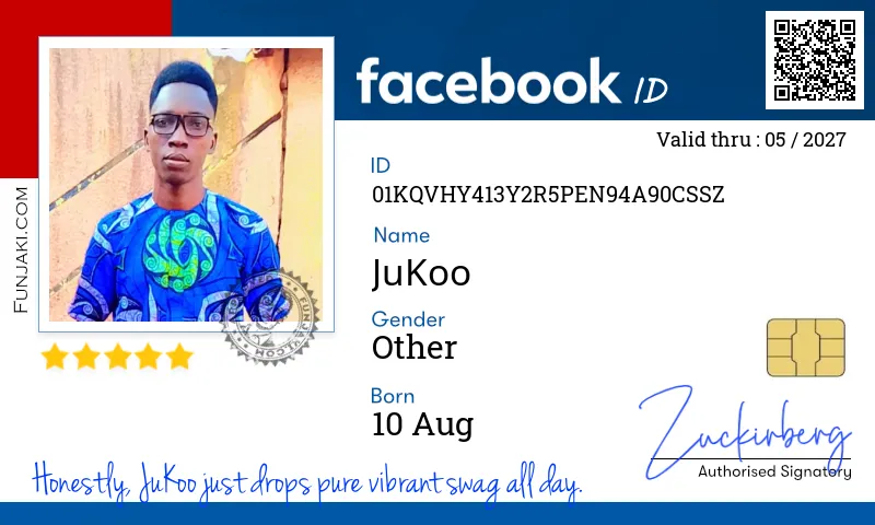 Facebook ID Card