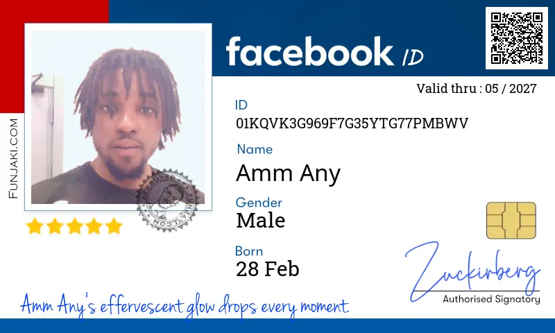 Facebook ID Card
