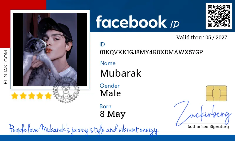Facebook ID Card