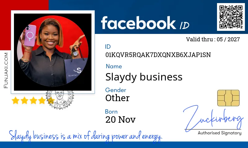 Facebook ID Card