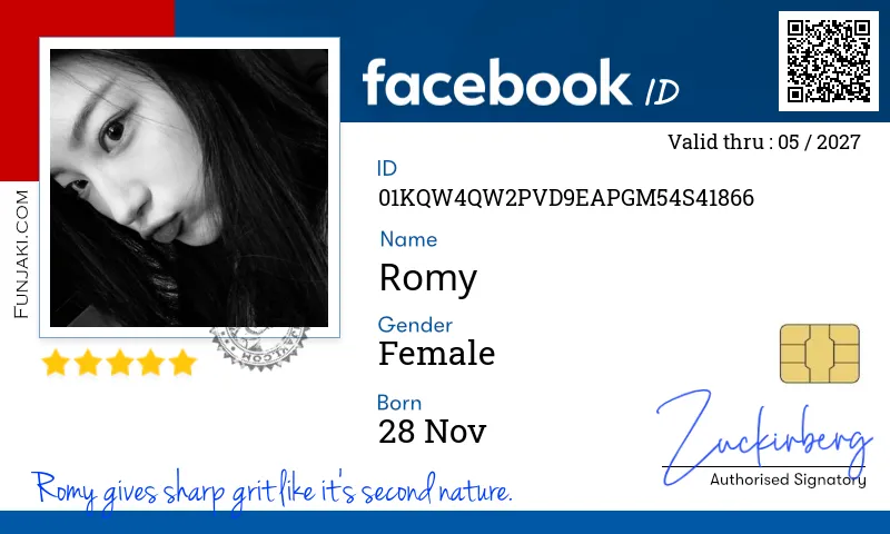 Facebook ID Card