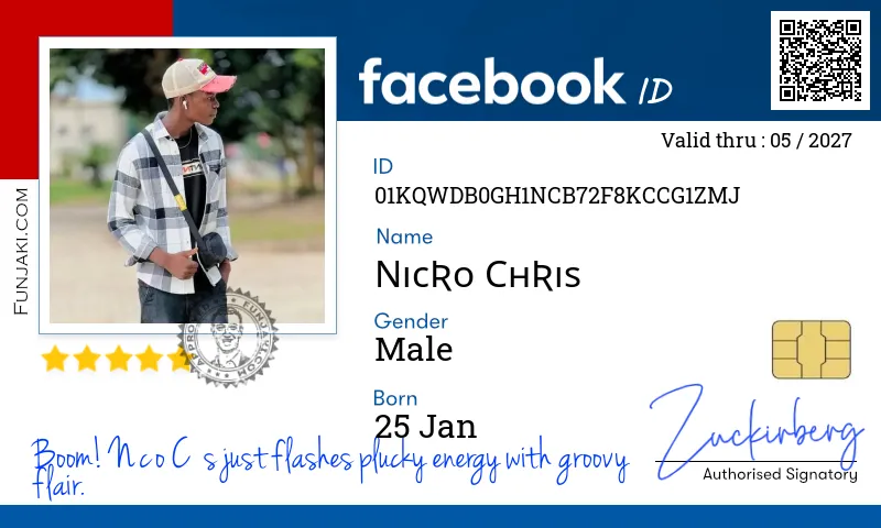 Facebook ID Card